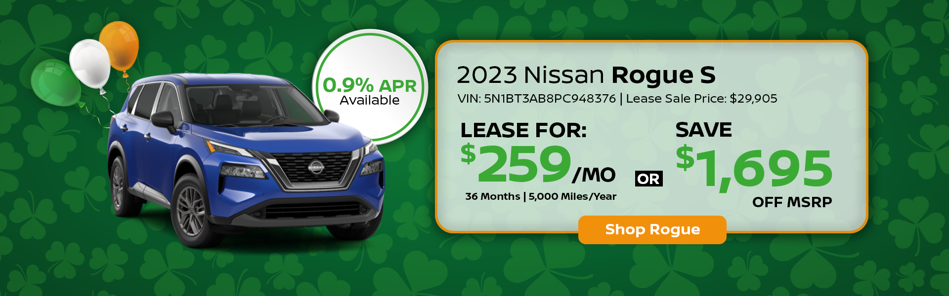 Nissan Rogue Special Offer Norwell, MA